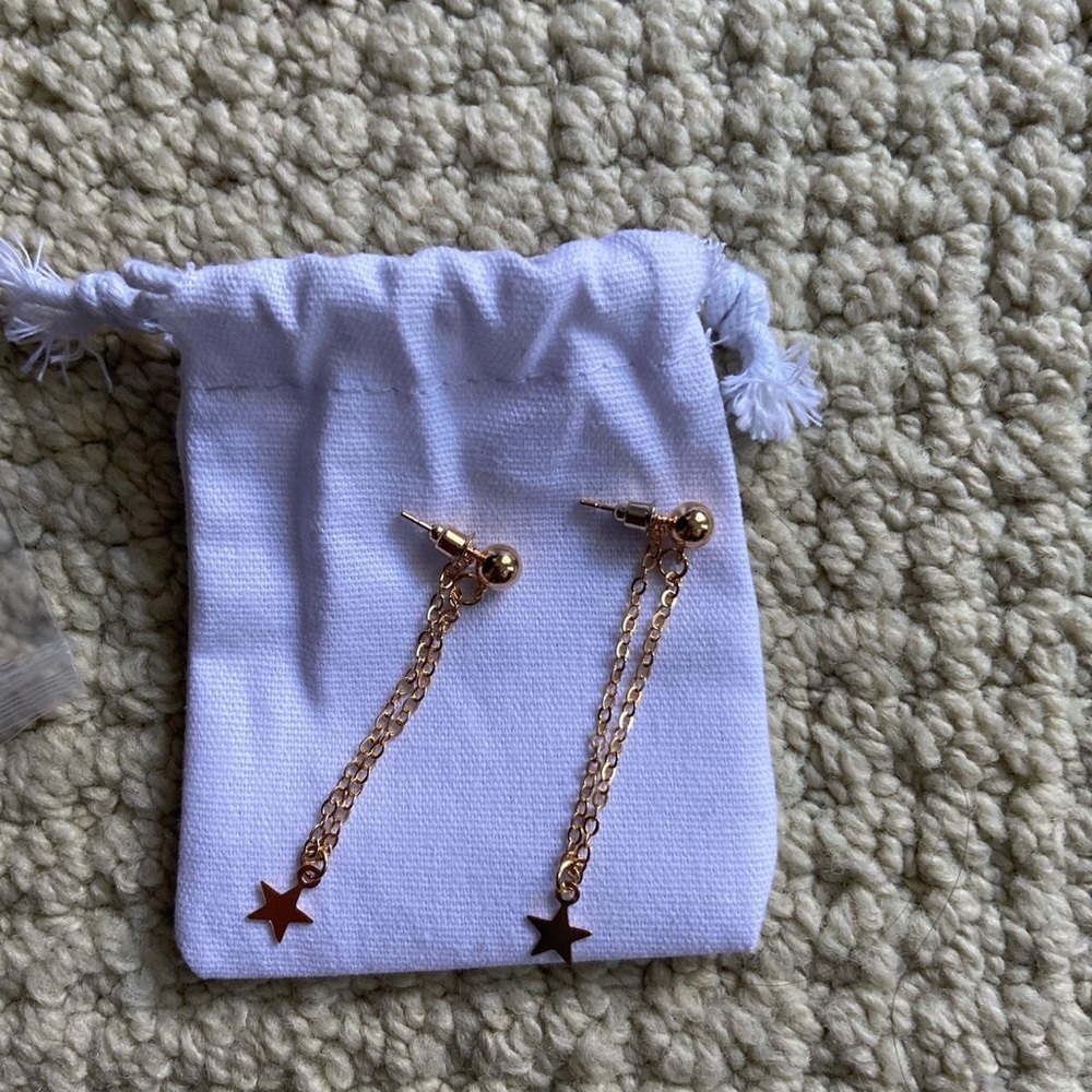 dangle star earrings